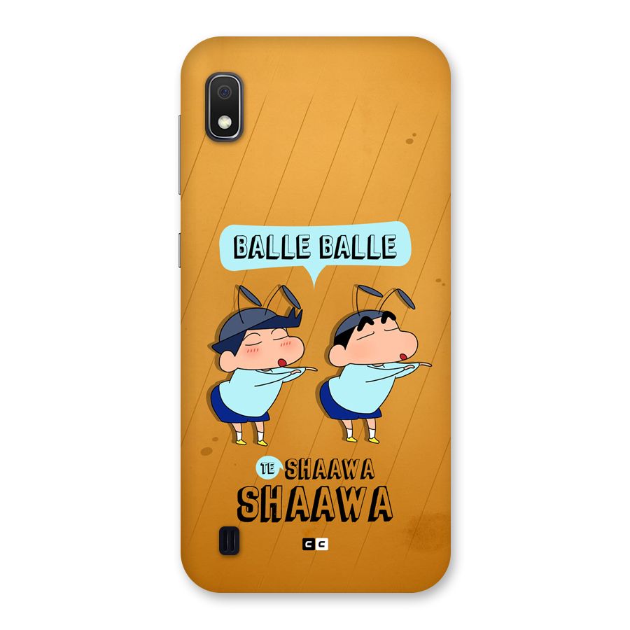 Balle Balle Shinchan Back Case for Galaxy A10