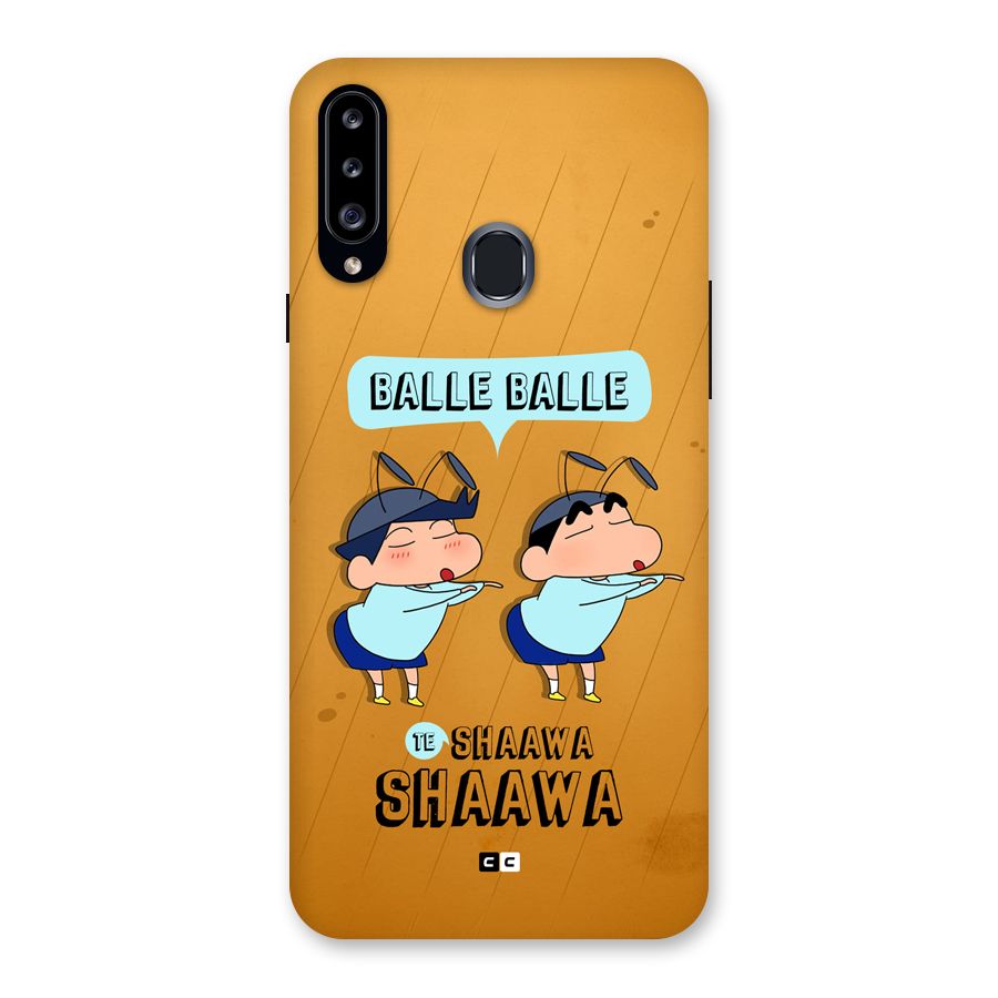 Balle Balle Shinchan Back Case for Galaxy A20s
