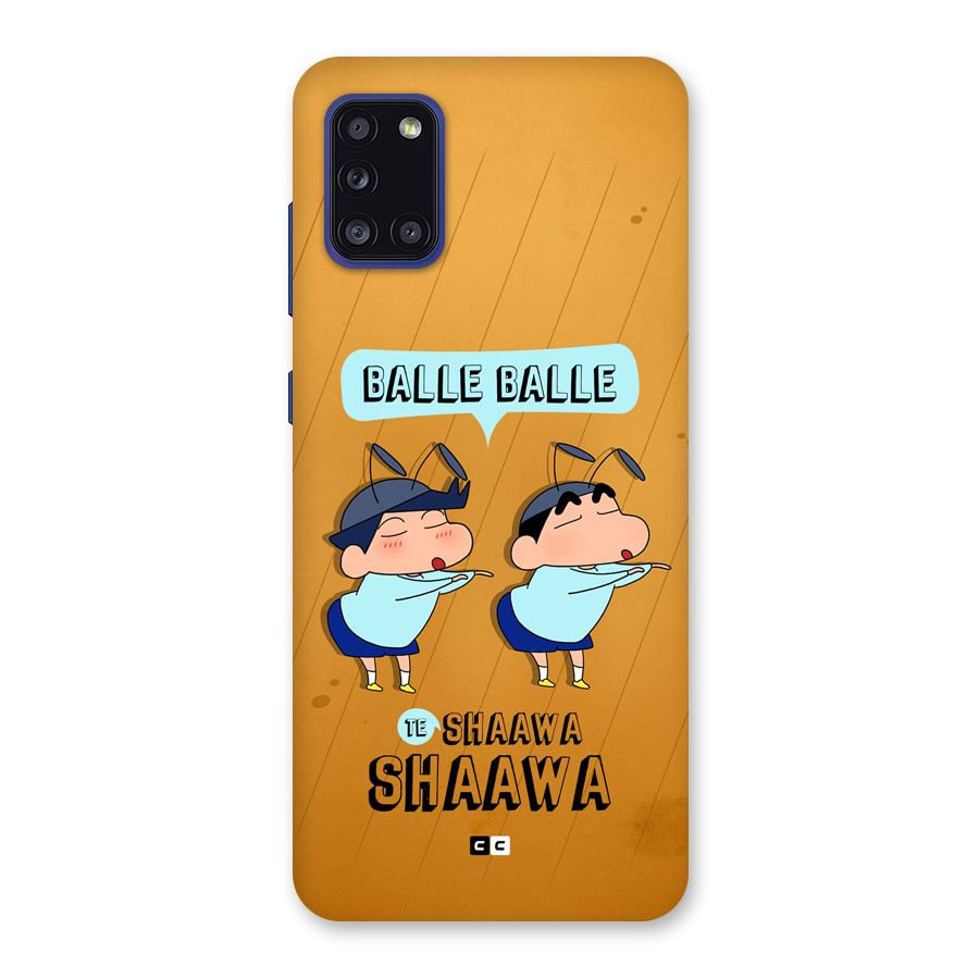 Balle Balle Shinchan Back Case for Galaxy A31