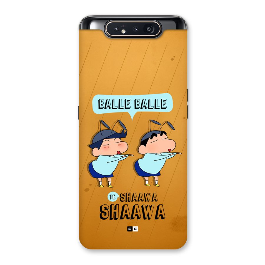 Balle Balle Shinchan Back Case for Galaxy A80