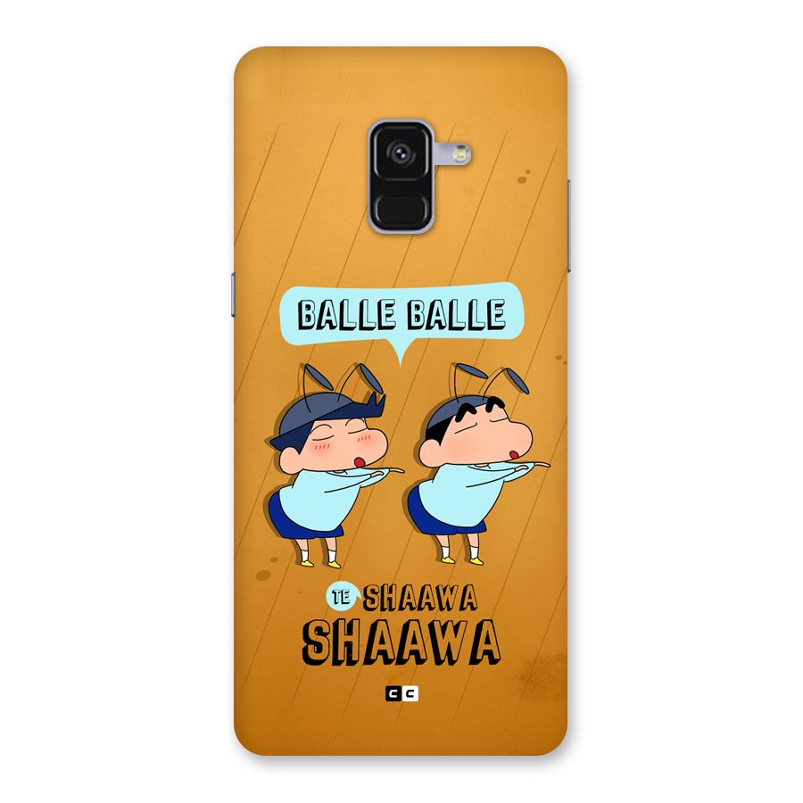 Balle Balle Shinchan Back Case for Galaxy A8 Plus