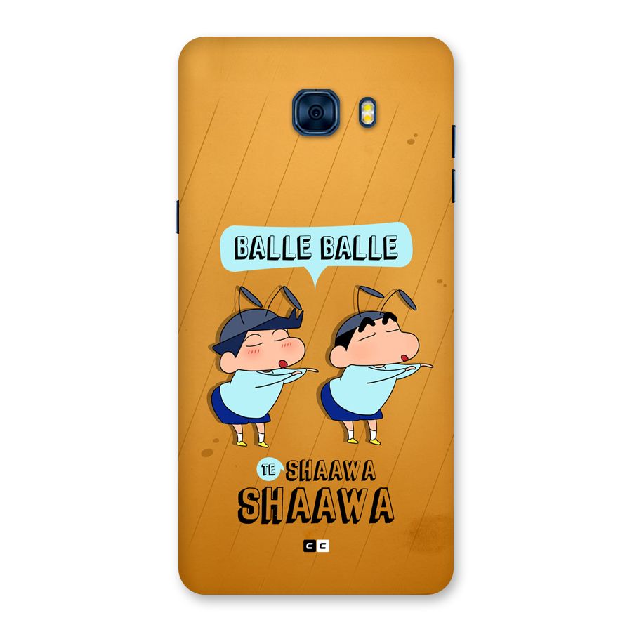 Balle Balle Shinchan Back Case for Galaxy C7 Pro