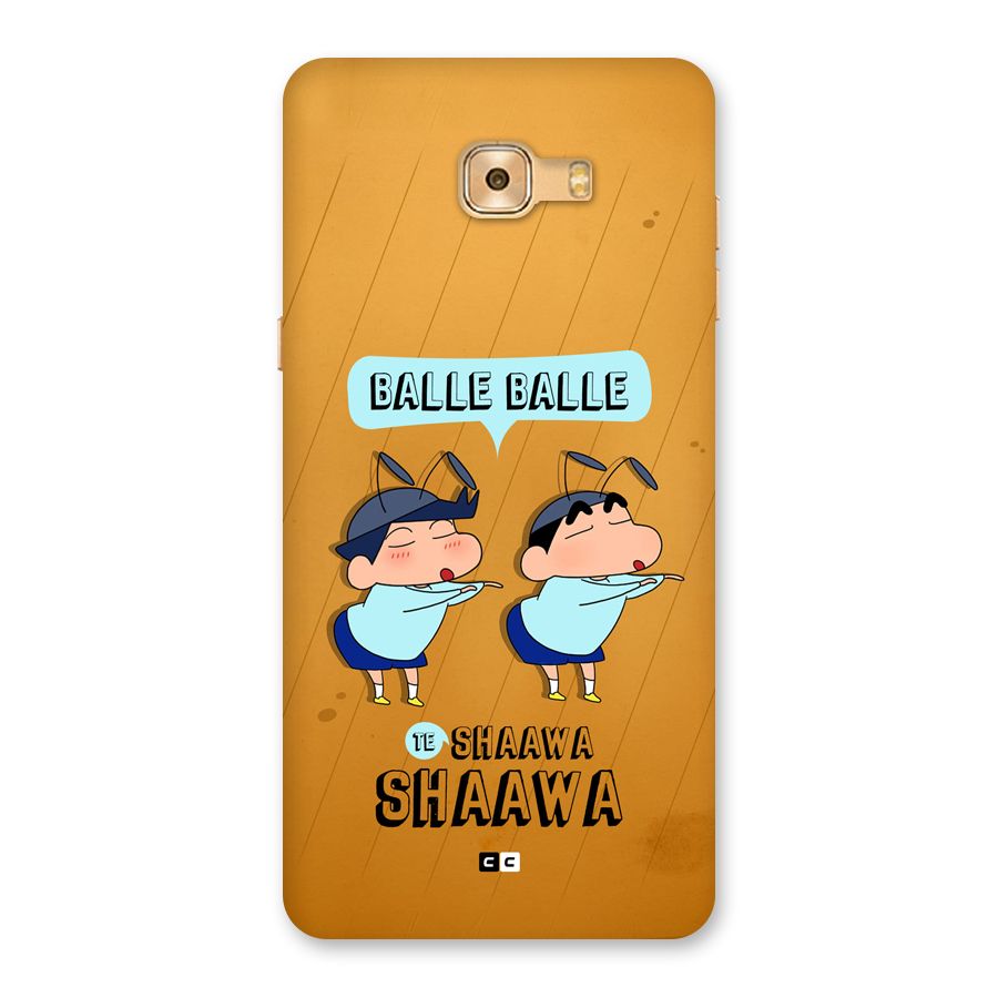 Balle Balle Shinchan Back Case for Galaxy C9 Pro