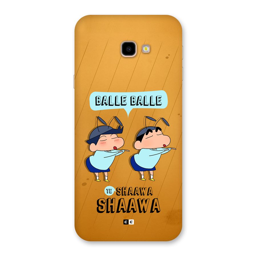 Balle Balle Shinchan Back Case for Galaxy J4 Plus