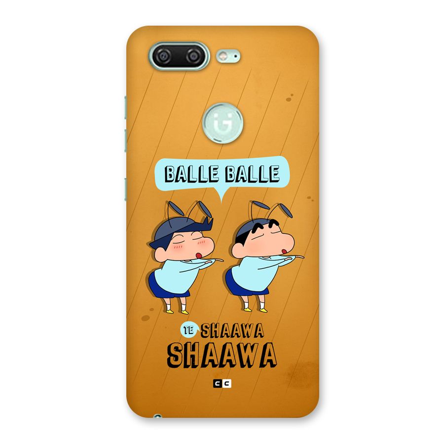 Balle Balle Shinchan Back Case for Gionee S10