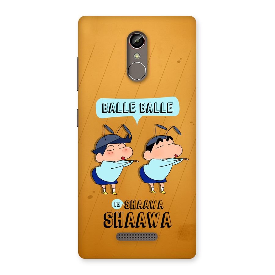 Balle Balle Shinchan Back Case for Gionee S6s