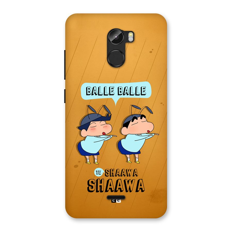 Balle Balle Shinchan Back Case for Gionee X1