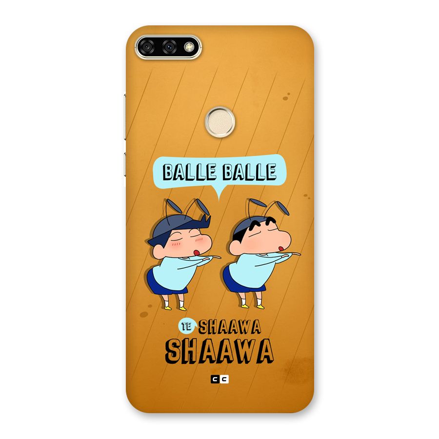 Balle Balle Shinchan Back Case for Honor 7A
