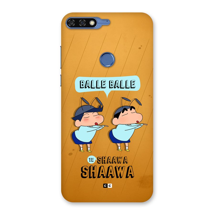 Balle Balle Shinchan Back Case for Honor 7C