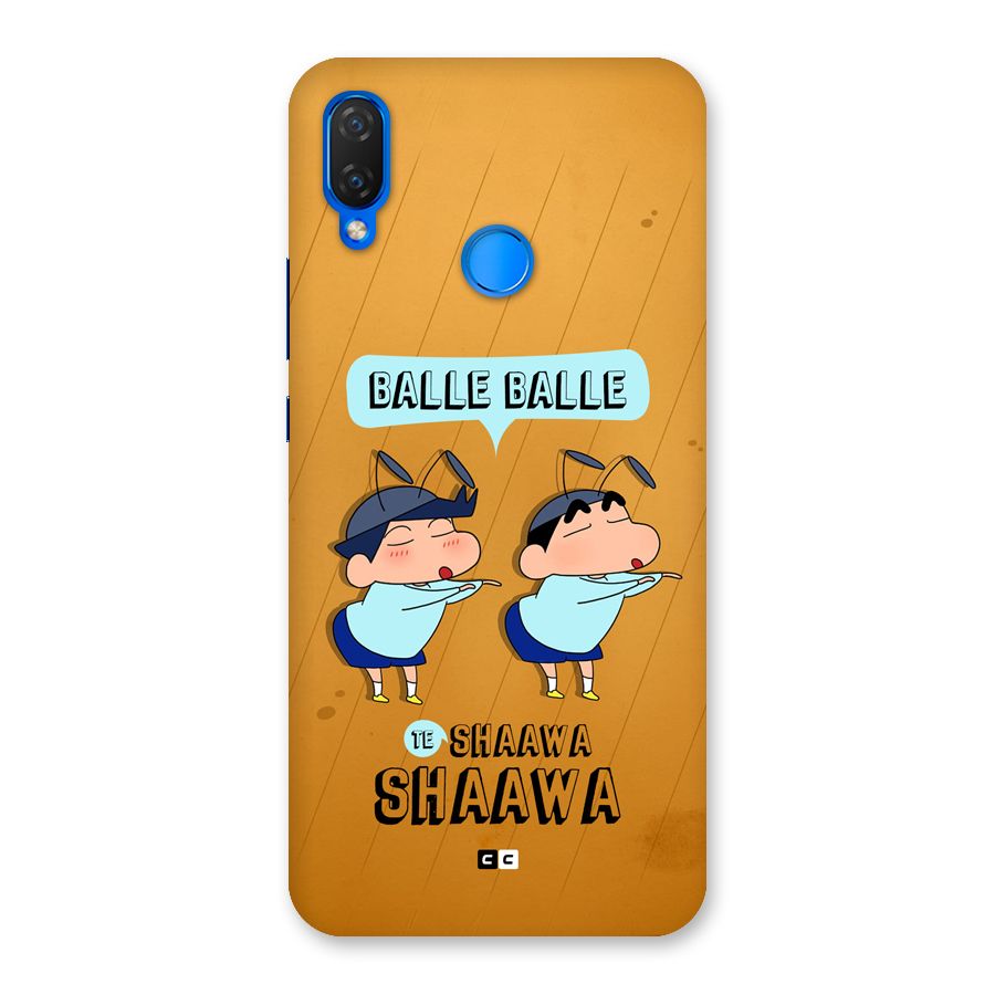 Balle Balle Shinchan Back Case for Huawei P Smart Plus