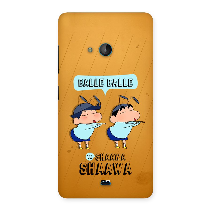 Balle Balle Shinchan Back Case for Lumia 540