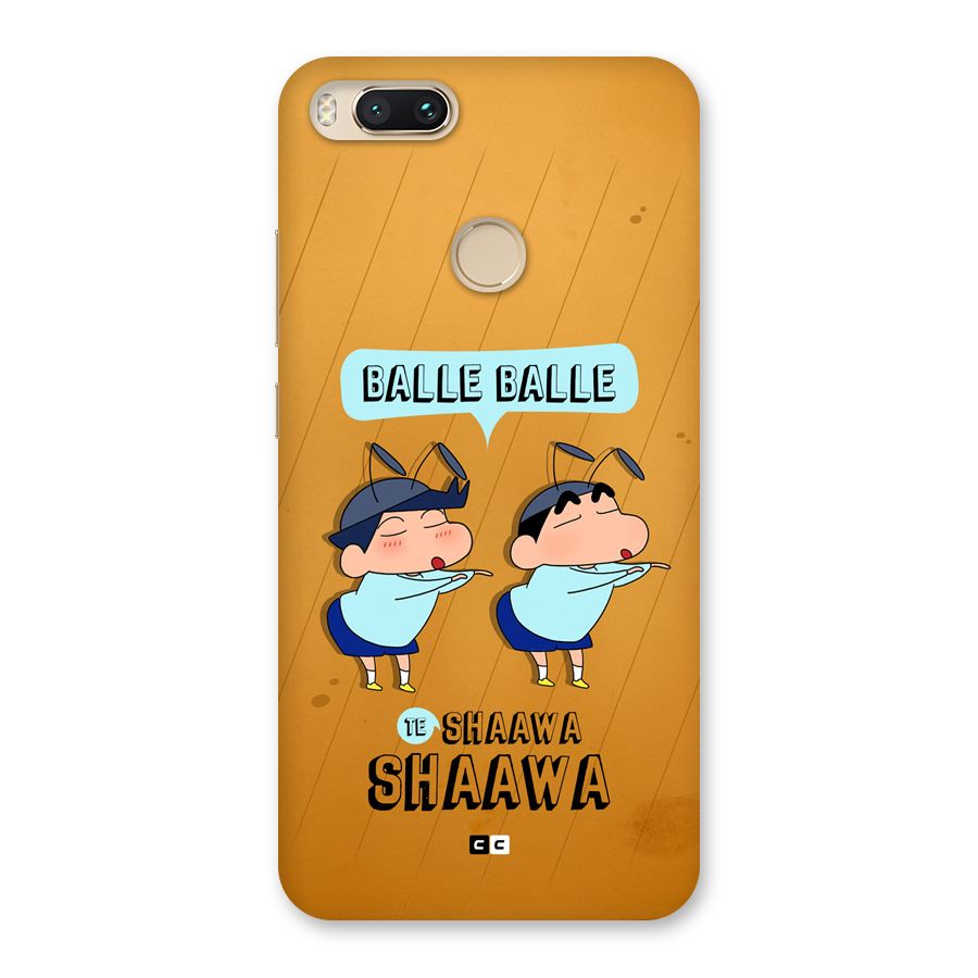 Balle Balle Shinchan Back Case for Mi A1