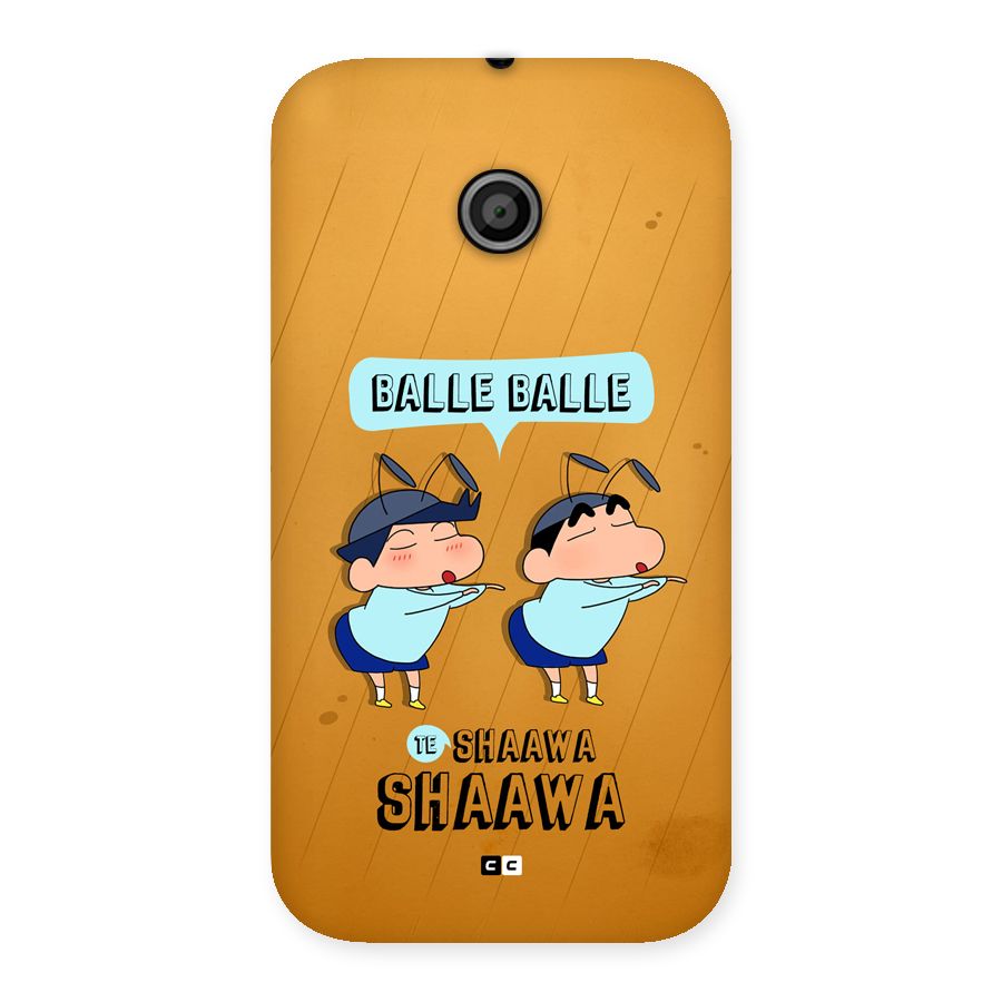 Balle Balle Shinchan Back Case for Moto E