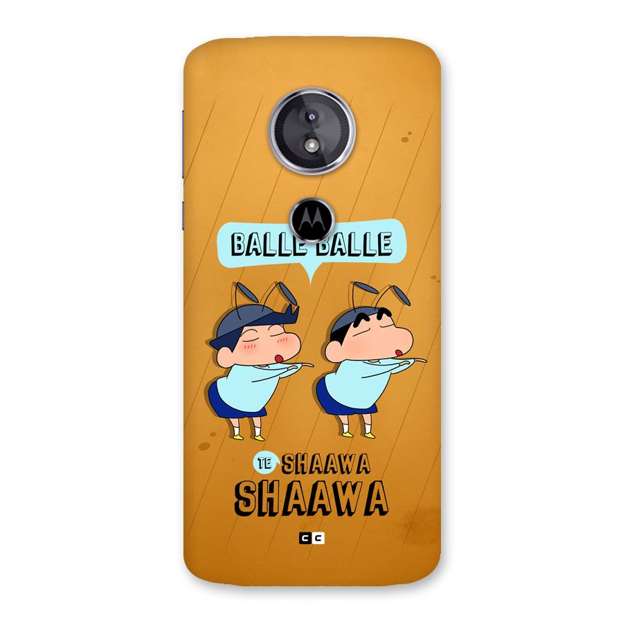 Balle Balle Shinchan Back Case for Moto E5
