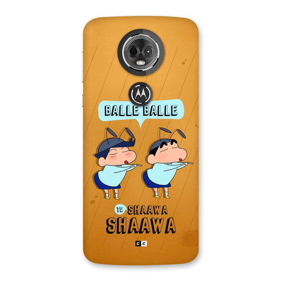 Balle Balle Shinchan Back Case for Moto E5 Plus