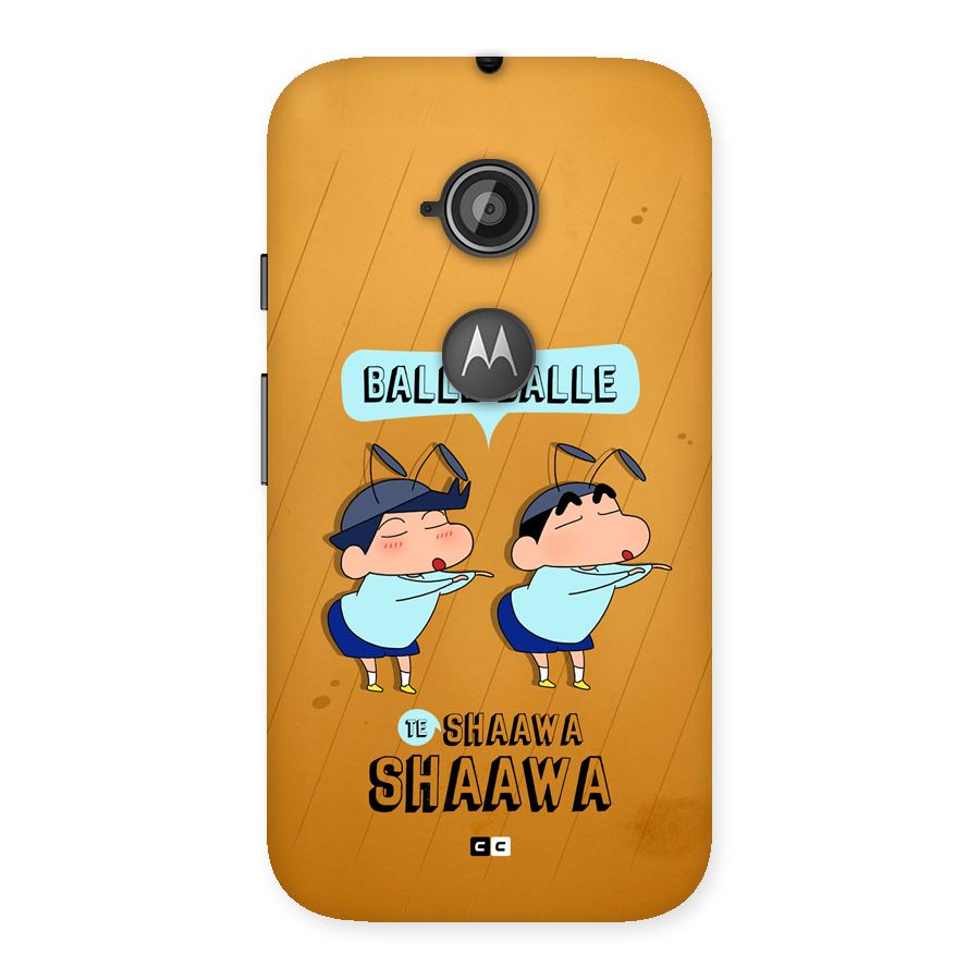 Balle Balle Shinchan Back Case for Moto E 2nd Gen