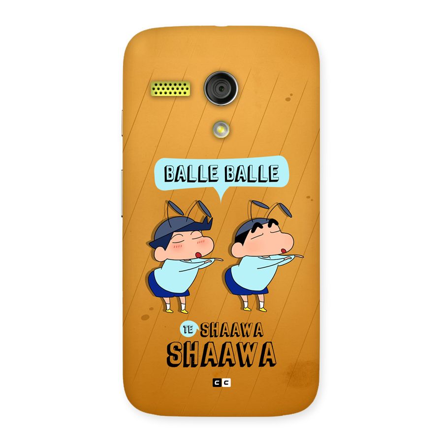 Balle Balle Shinchan Back Case for Moto G