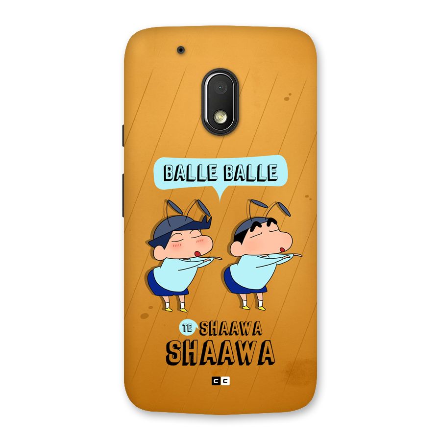 Balle Balle Shinchan Back Case for Moto G4 Play