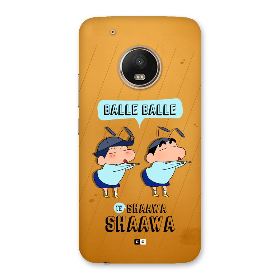 Balle Balle Shinchan Back Case for Moto G5 Plus