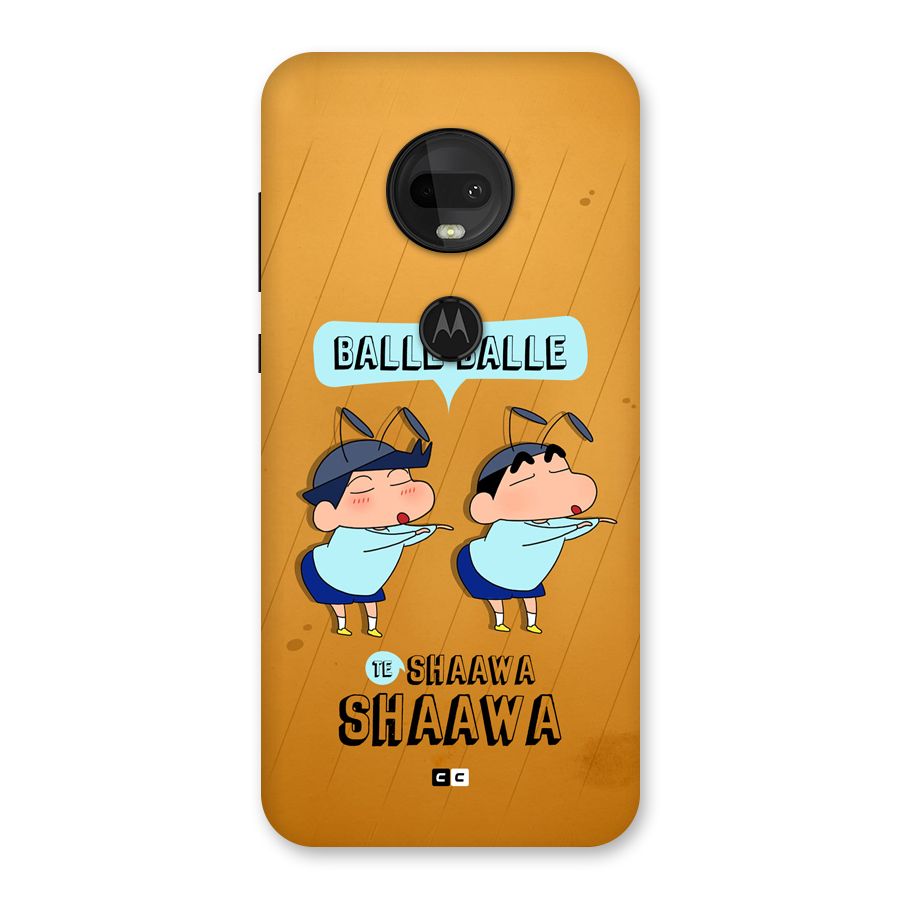 Balle Balle Shinchan Back Case for Moto G7