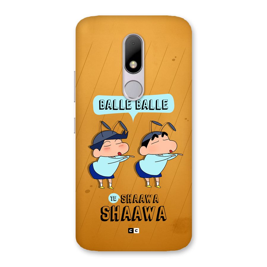 Balle Balle Shinchan Back Case for Moto M