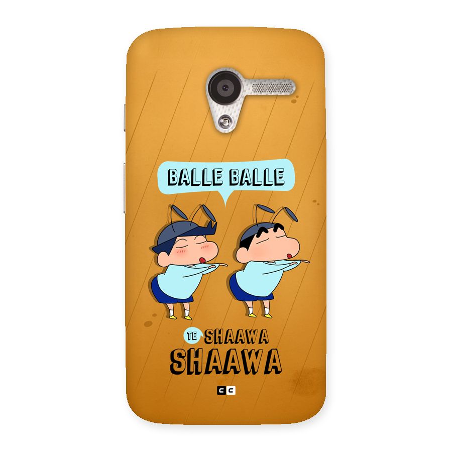 Balle Balle Shinchan Back Case for Moto X