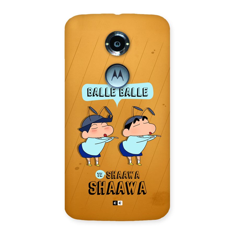 Balle Balle Shinchan Back Case for Moto X2