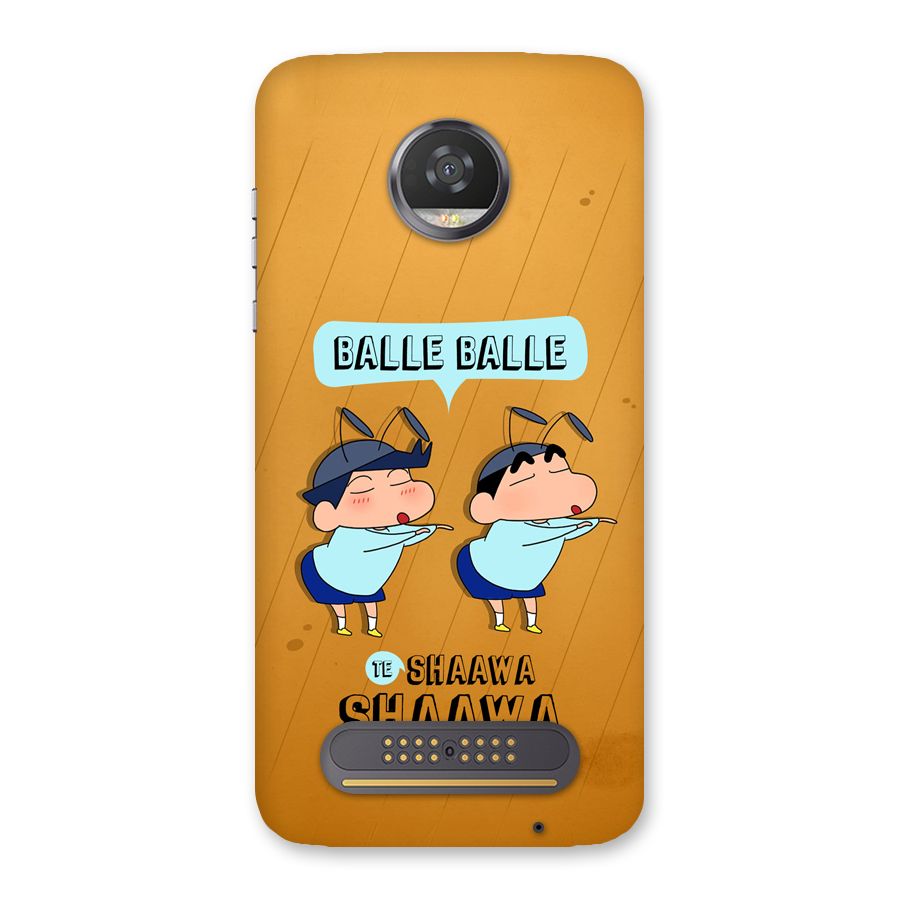 Balle Balle Shinchan Back Case for Moto Z2 Play