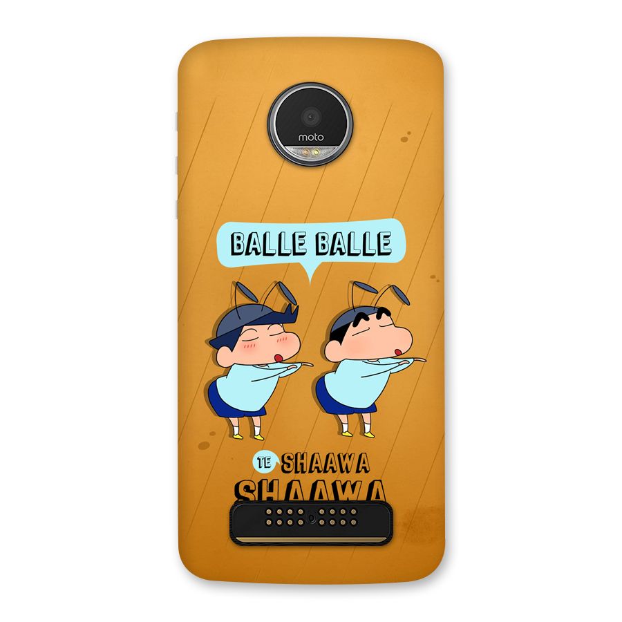 Balle Balle Shinchan Back Case for Moto Z Play