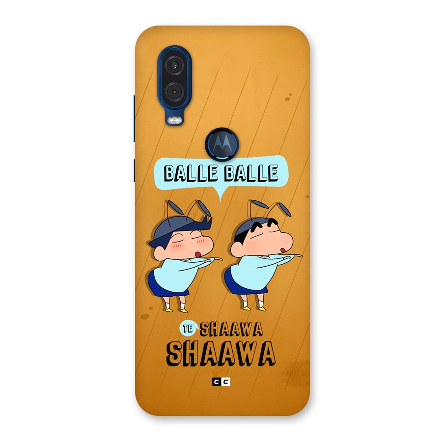 Balle Balle Shinchan Back Case for Motorola One Vision