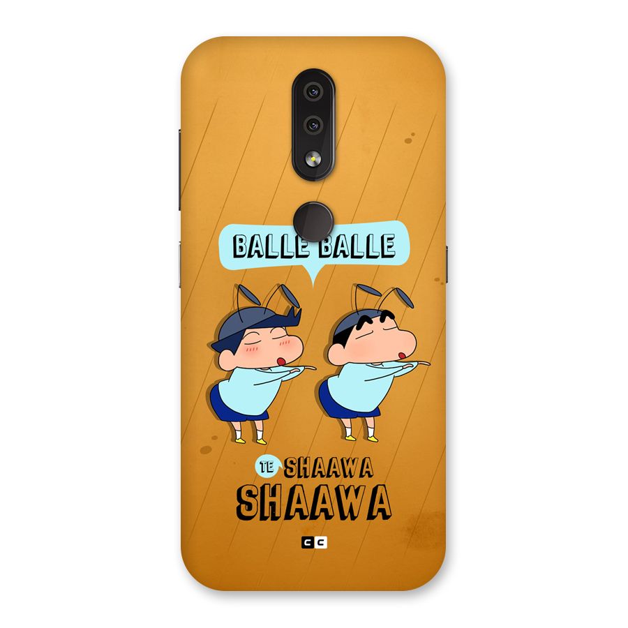 Balle Balle Shinchan Back Case for Nokia 4.2