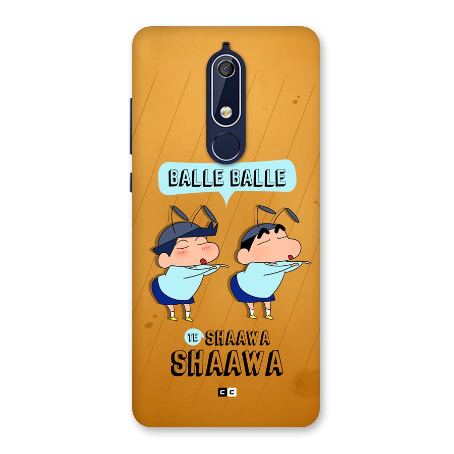 Balle Balle Shinchan Back Case for Nokia 5.1