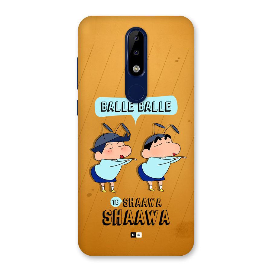 Balle Balle Shinchan Back Case for Nokia 5.1 Plus