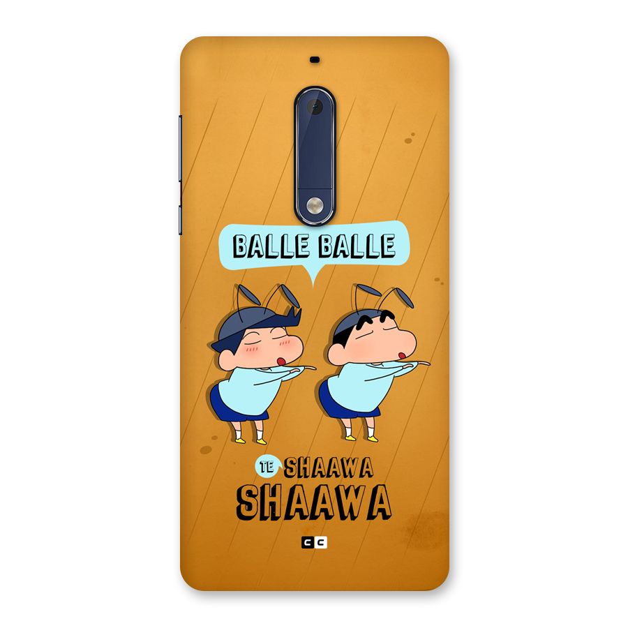 Balle Balle Shinchan Back Case for Nokia 5