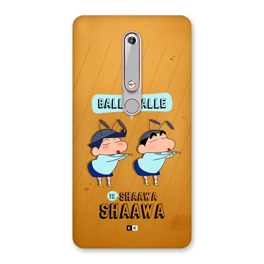 Balle Balle Shinchan Back Case for Nokia 6.1