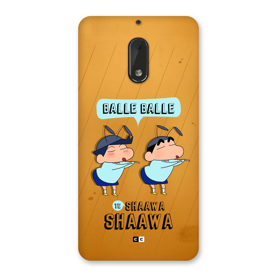 Balle Balle Shinchan Back Case for Nokia 6