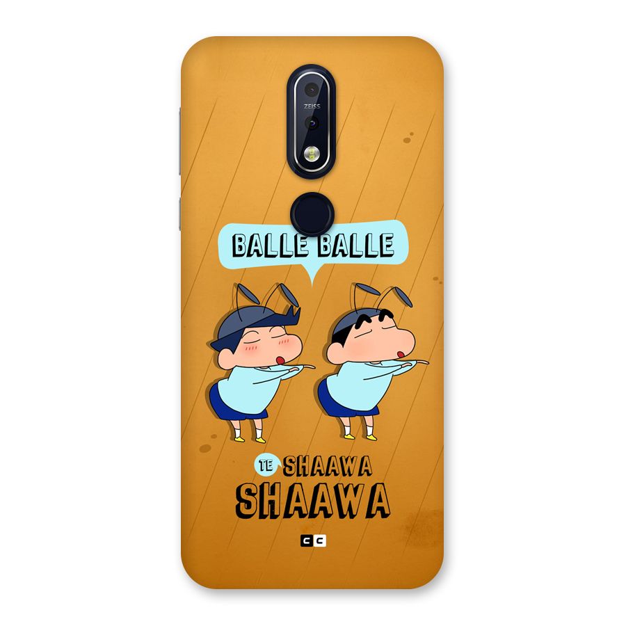 Balle Balle Shinchan Back Case for Nokia 7.1