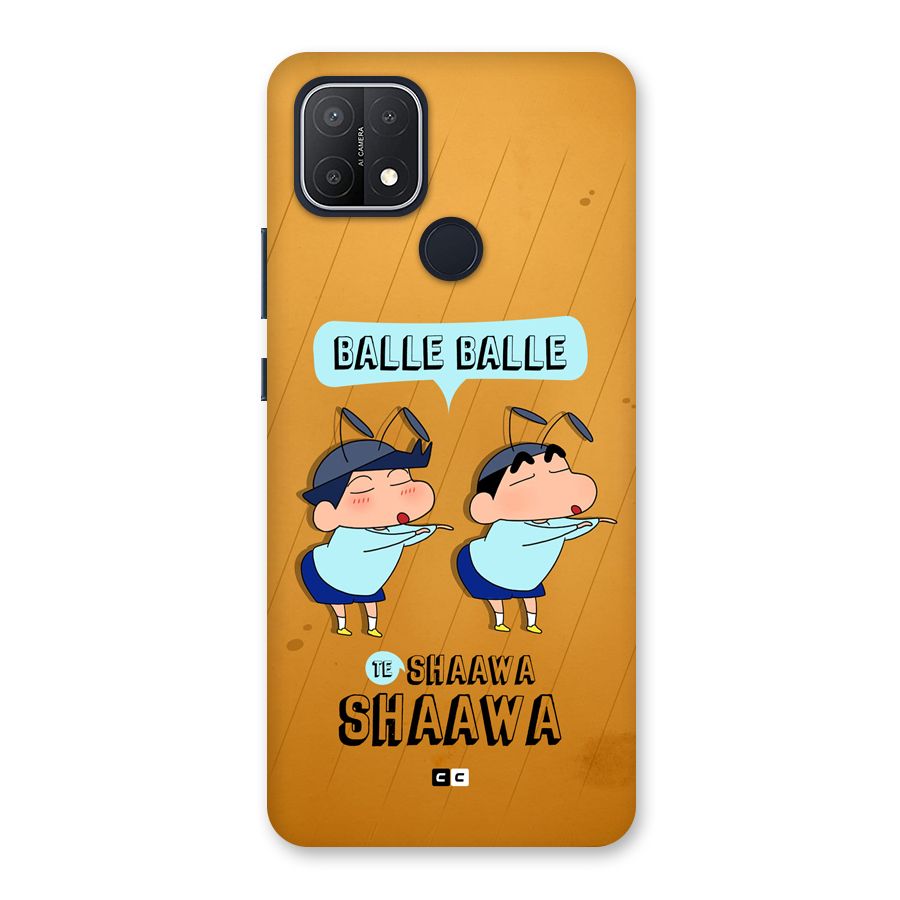 Balle Balle Shinchan Back Case for Oppo A15