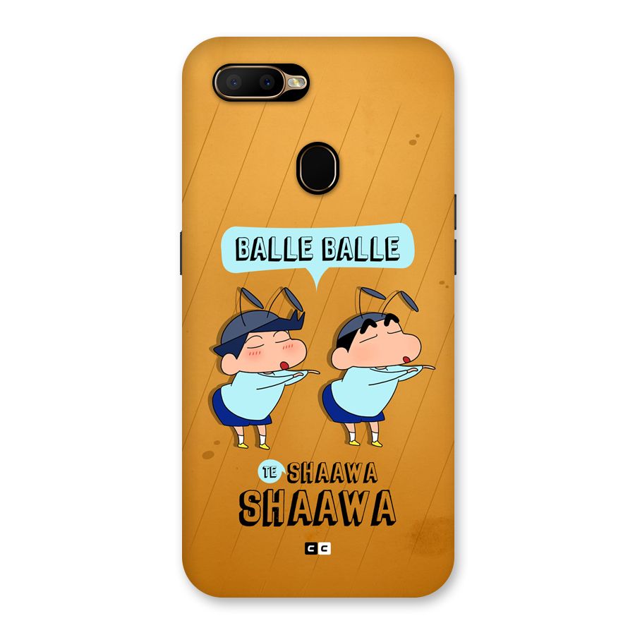 Balle Balle Shinchan Back Case for Oppo A5s