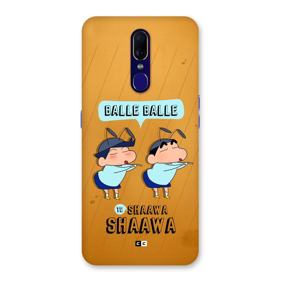 Balle Balle Shinchan Back Case for Oppo F11