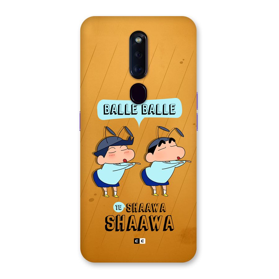 Balle Balle Shinchan Back Case for Oppo F11 Pro