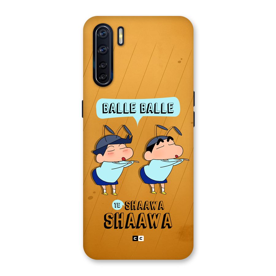 Balle Balle Shinchan Back Case for Oppo F15