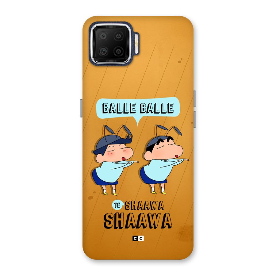 Balle Balle Shinchan Back Case for Oppo F17