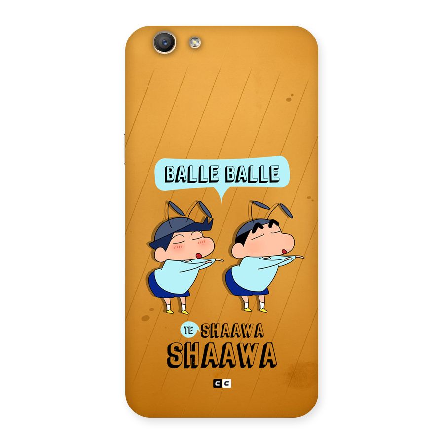 Balle Balle Shinchan Back Case for Oppo F1s
