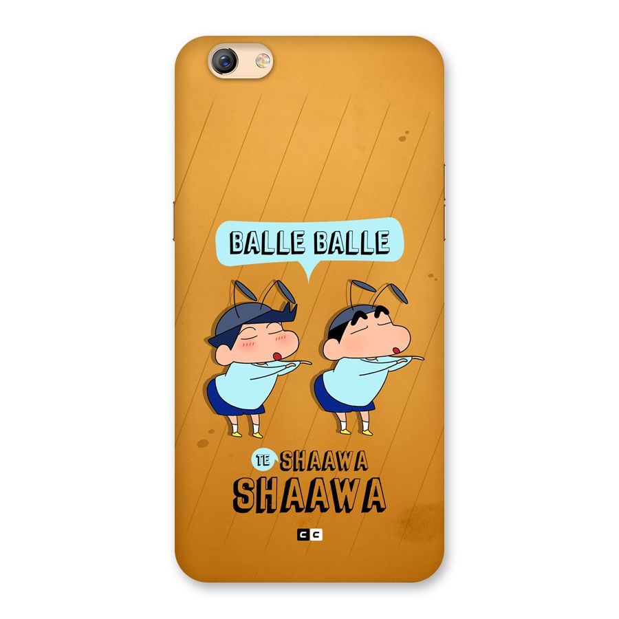 Balle Balle Shinchan Back Case for Oppo F3 Plus