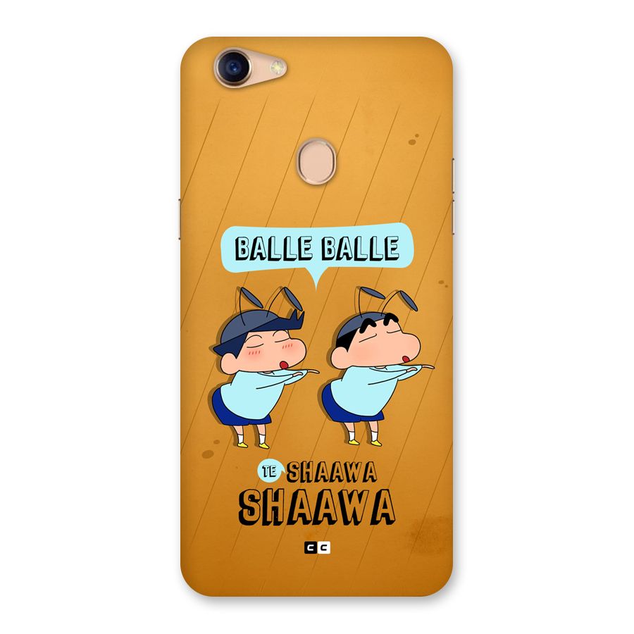 Balle Balle Shinchan Back Case for Oppo F5 Youth