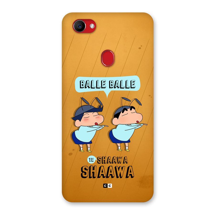 Balle Balle Shinchan Back Case for Oppo F7