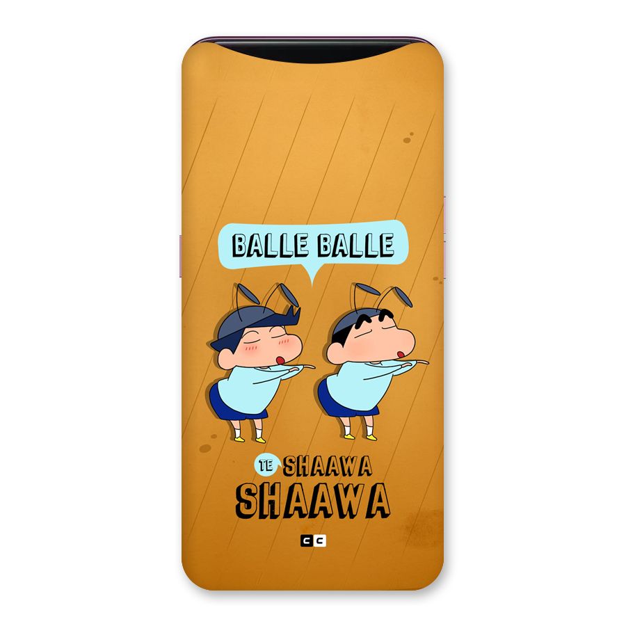 Balle Balle Shinchan Back Case for Oppo Find X