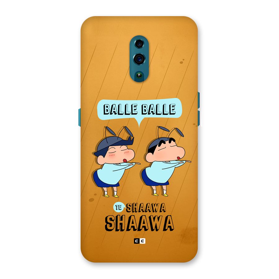 Balle Balle Shinchan Back Case for Oppo Reno