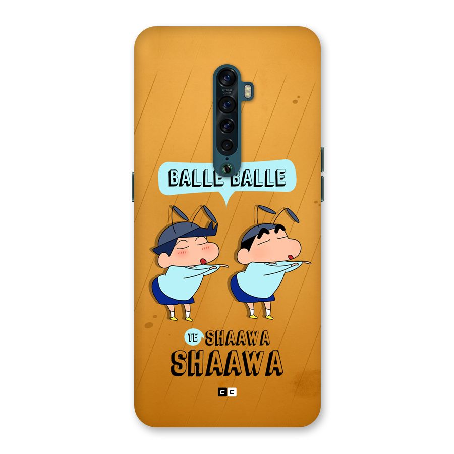 Balle Balle Shinchan Back Case for Oppo Reno2